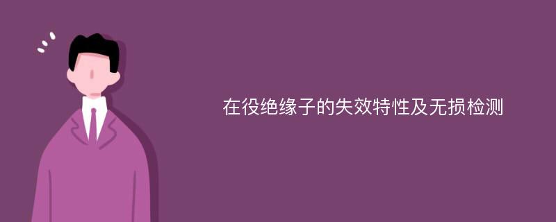 在役绝缘子的失效特性及无损检测